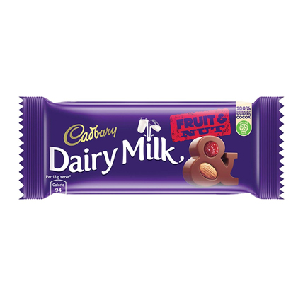 Cadbury Chocolate Fruit And Nut 